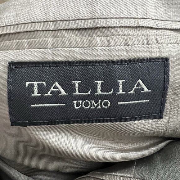 Tallia UOMO Sports Blazer Jacket Men's 44R Tan 3 Button Single Breasted Suit USA - Picture 6 of 15